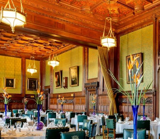 9 The Members Dining Room is the largest and most versatile space in the House of Commons.
