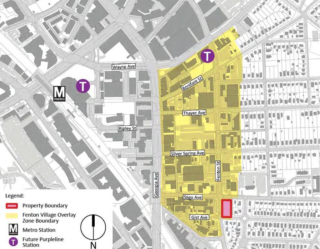 SECTION 2: SITE DESCRIPTION Site Vicinity The Site is located at 850 Sligo Avenue (Property or Subject Property) in the Silver Spring Central Business District (CBD) and Fenton Village Overlay