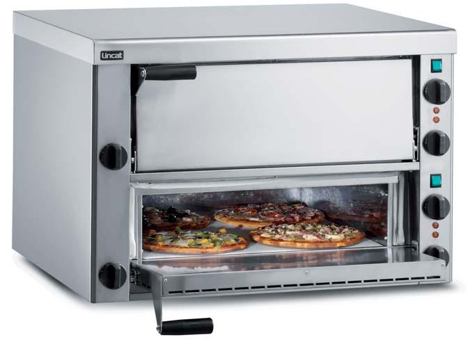 Pizza Ovens Standard Range Features (PO49X, PO69X & PO89X) Firebrick base for crisp, even
