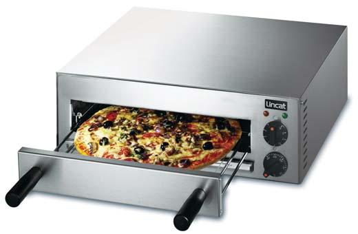 temperature up to 300ºC for rapid cooking and crisp bases Removable crumb tray for easy cleaning Fully insulated door for