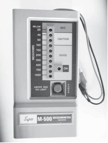 Megohm Values of Copeland Compressors An Alternative Way of Checking Compressors For years servicemen have used megohmeters to evaluate compressor motor windings.