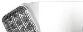 ILLUMINATION Long lasting, effi cient ultra-bright white LED lamp heads. One watt (8 LED s x 0.125 watt) per lamp head.