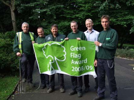 Following two unsuccessful Green Flag Award applications, the management plan was rewritten to incorporate the guiding principles of the Green Flag Award scheme.
