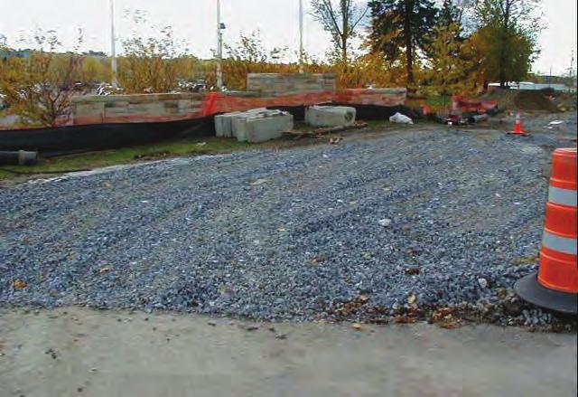How to install: Rock Size: Use a mix of 1 to 4 inch stone Depth: 8 inches minimum Width: 12 feet minimum Length: 40 feet minimum (or length of driveway, if shorter) Geotextile: Place filter cloth