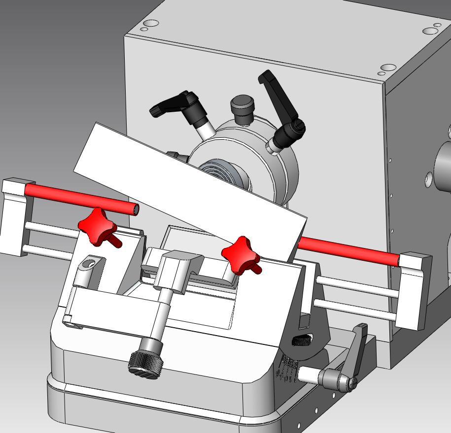 8. OPERATION OF MICROTOME 8.1 INSERTION AND ORIENTATION OF KNIFE Activate hand wheel lock.