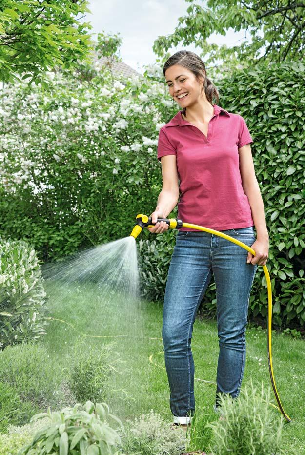 HOSES HEALTHY WATERING WITHOUT PHTHALATES PrimoFlex quality garden hoses from Kärcher are free from harmful plasticisers, which