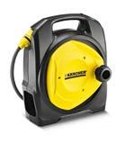 220 Automatic Hose Reel Automatic and controlled hose retraction Adjustable swivel stop prevents damage to walls and objects near the