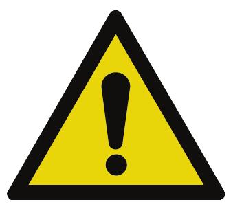 Symbols Operating instructions General warning Caution Warning; crushing of