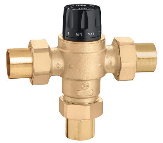 Thermostatic mixing valves, low-lead, high-flow 5 series CCREDITED ISO 9 FM 5 ISO 9 No.