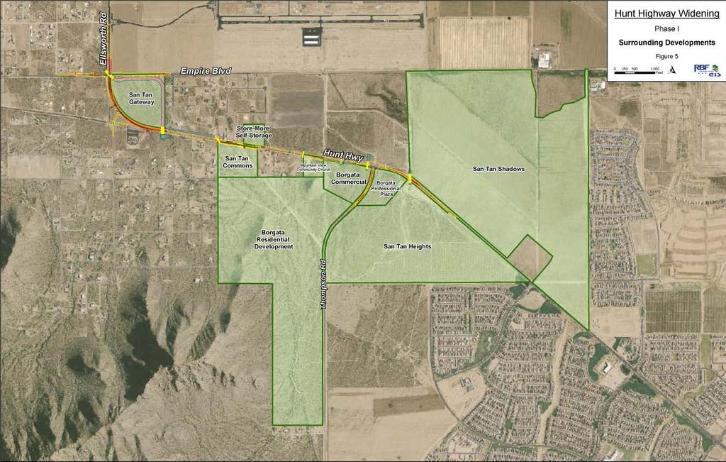 Phase 1 Empire Blvd to Thompson Rd Project Challenges Right-of-Way 36 Properties 13 Acres