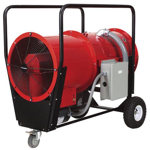 areas; and for isolated zones within a larger, cooler area 2 Hazardous-duty convection and forced-air blower-type heaters are designed for rugged industrial use in