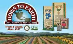 For more than 30 years, Down To Earth has been carefully formulating fertilizers, soil amendments, potting soils and composts from the best sources of organic nutrients in ideal proportions, without