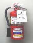 Fire Extinguishers All businesses shall have at least one fire extinguisher with a minimum rating of 2-A10- BC. More fire extinguishers may be needed due to area covered and the hazard protected.