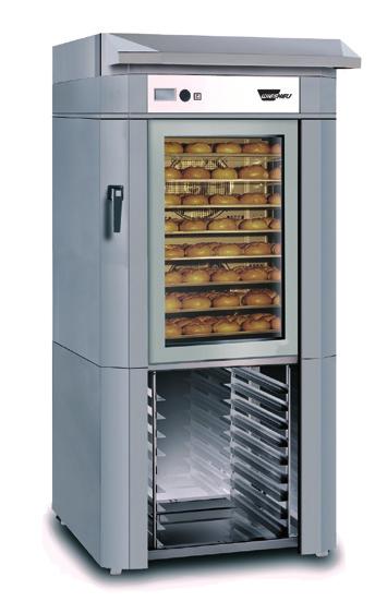 620 Double Rack oven Low velocity air flow with perforated panels, perfect for delicate products like Cheesecake and Portuguese rolls High Volume Steam