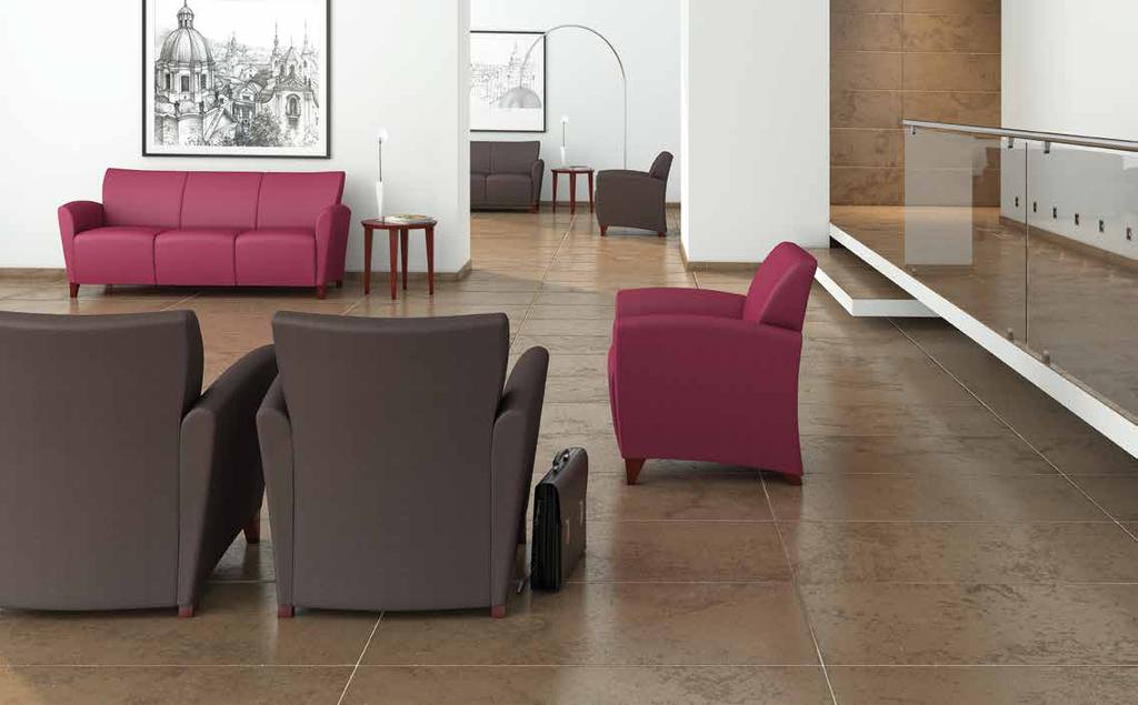 Waiting Areas A complete set, Arioso is a stylish seating solution for spaces that demand durability and call for fashion sense.