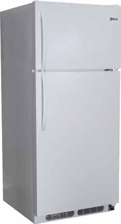 glass refrigerator shelves Two (2) crispers Interior LED light (Uses 4 AA batteries included) Reversible doors Rollers for easier moving