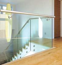 Balustrade, handrails or architectural metalwork, can be either satin polished or mirror polished finish.