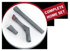 easy bin emptying Complete Home accessory-set: - 36-cm extension adaptor for