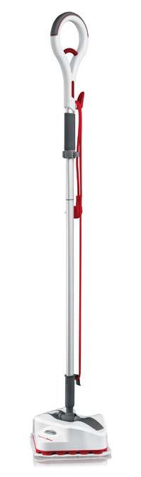 ST 7182 Hygenius deluxe 360 Hightemperature Dry-Steam-Mop Steam-Mop, snowwhite/ garnet red Rated Power: 1550 W ready for use within only 30 seconds water tank refillable during operation without