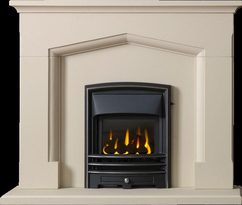 FRAME 8 CONISTON 54 Perla FIRE: OPEN FRONTED GAS CONVECTOR FIRE (slide