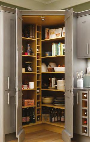 8 metres long, yet offers all of the essential things we need in a working kitchen - including a tall fridge/ freezer, a dishwasher, as well as the very latest in cooking technology.