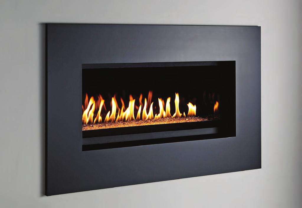 Radiant Heat Montigo s Linear P and PL Series fireplaces provide radiant heat to add comfort to any space.
