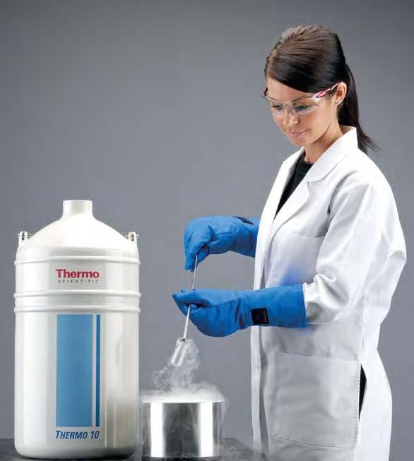 Thermo Scientific Thermo Series Liquid Nitrogen Transfer Vessels Designed for storing and dispensing small
