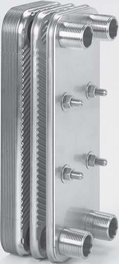 Hydronic Heat Exchangers 21ST Century Technology High Performance Heat Transfer Surface Easy to Insulate Compact Properly Sized Connections Stud Bolts for Installation and Mounting Strong, Rugged