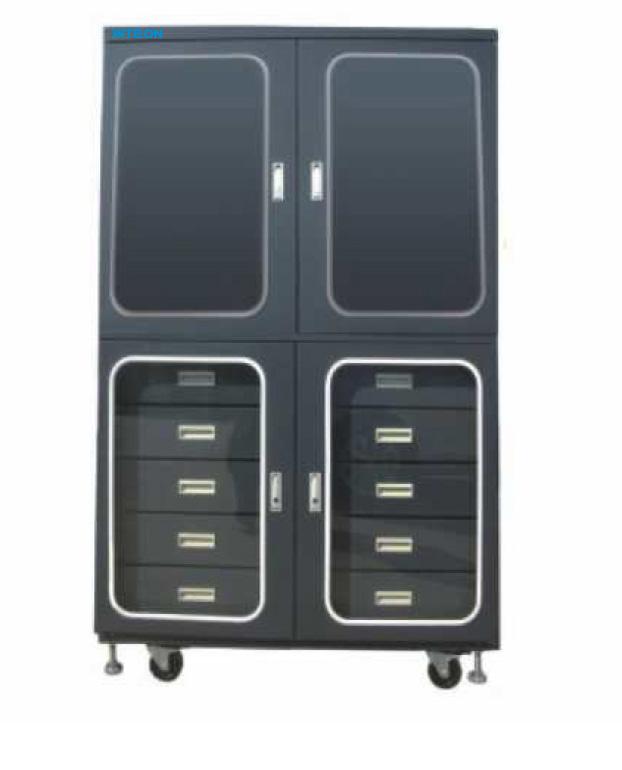 FOR IAL DEMANDS DRY1436 customized dry cabinet with 0 drawers Description Auto dry cabinet of 1436 litre storage capacity for humidity control Dry1436 with 0 drawers Storage capacity 1436 Litres