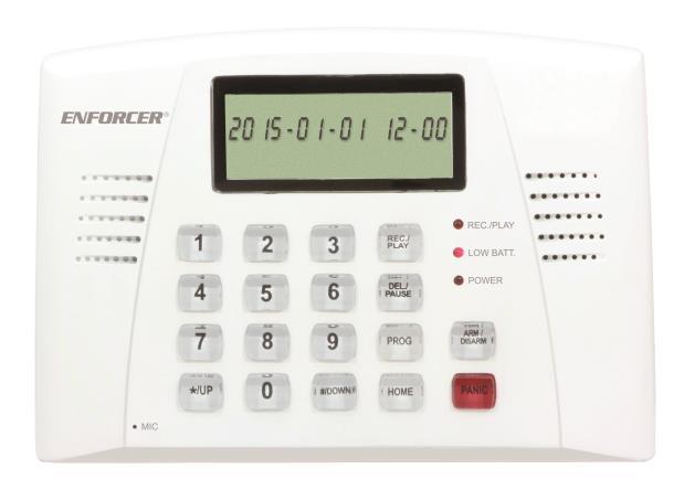 Voice Dialer Manual Models Available E-921CPQ E-921KPQ Certification When triggered by an alarm system, the ENFORCER Voice Dialer can call up to 5 numbers and deliver a user-recorded 20-second voice