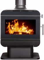 Includes a wide viewing glass to enjoy the fire from any position in the room, 3 speed fan with push button control and 10 year firebox warranty.