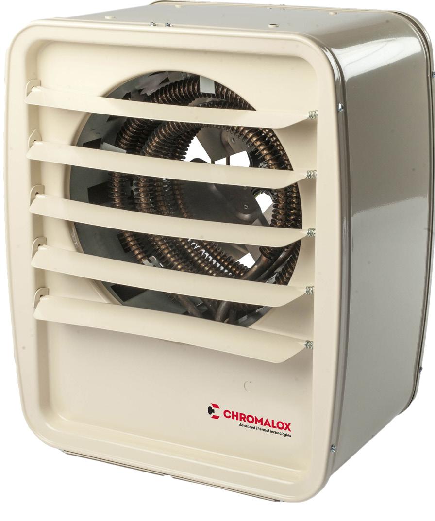 LUH HORIZONTAL FAN-FORCED UNIT HEATER VERSATILE, FAN-FORCED HEATING FOR COMMERCIAL AND INDUSTRIAL COMFORT HEAT