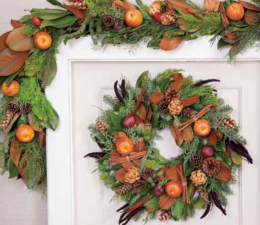 that simply never goes out of style, this stunning wreath blends the past with the future to