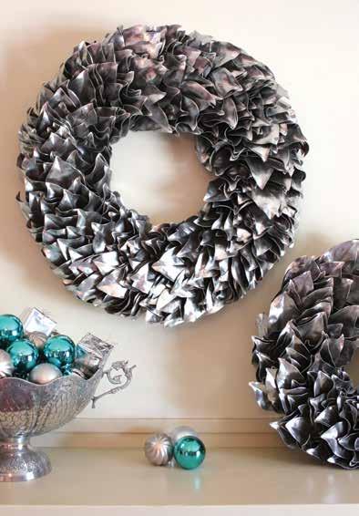 Finished with a highly durable coating and sealed to endure the elements. All lacquer wreaths have the appearance as if they were coated in glass.
