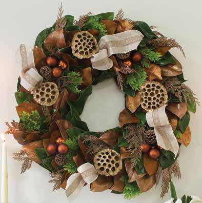Classic Lacquers for the HOME D C E LACQUER WREATHS LACQUER- Finished with a highly durable coating and sealed to endure the elements - all Lacquer wreaths have the appearance as if