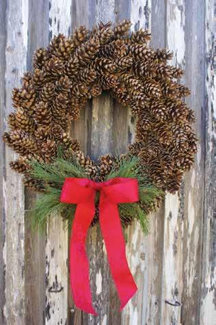PINECONE COLLECTION E B C A D F PINECONE WREATHS PINECONE- These beautiful
