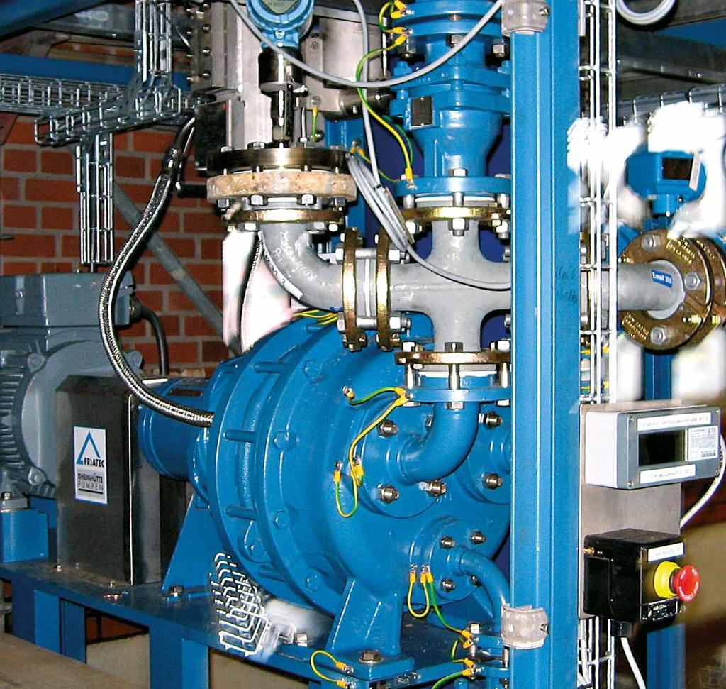 FGP TAILOR-MADE COMPACT UNIT THE RIGHT FRAME FOR ALL PROCESS COMPONENTS In addition to the FGP liquid ring pump, we will provide you with all of the components connected to each another to ensure