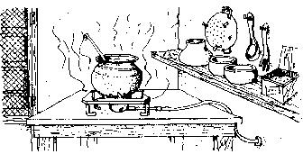 Cooking area 10. After all gas has been made the material that is left is a very rich fertilizer that you can use on your fields. Use the material 11.