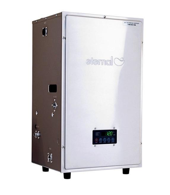 The small storage helps to avoid the cold water sandwich problem commonly reported in tankless units and helps to eliminate the delay in hot water delivery as the system first activates and warms