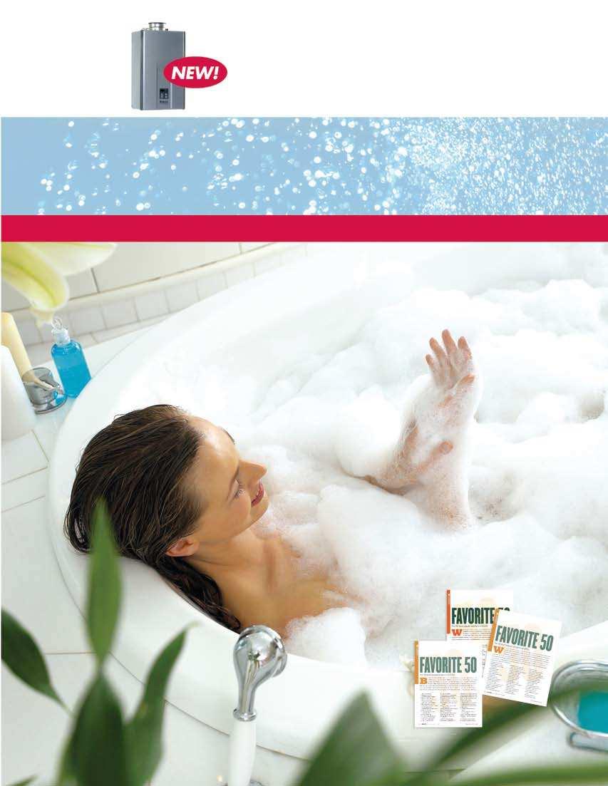 NEW! THE NEW RINNAI LS SERIES TANKLESS WATER HEATERS