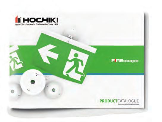 Other Product Range Catalogues from Hochiki FIREscape Emergency Lighting Catalogue FIREscape is a fully intelligent, highly