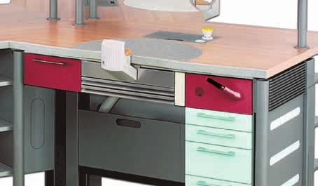 Be creative with colour and detail, customizing your work station to your individual style.