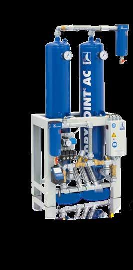 Drying DRYPOINT Drying with DRYPOINT AC and DRYPOINT AC HP DRYPOINT AC adsorption dryers are specifically designed to minimise pressure drop.