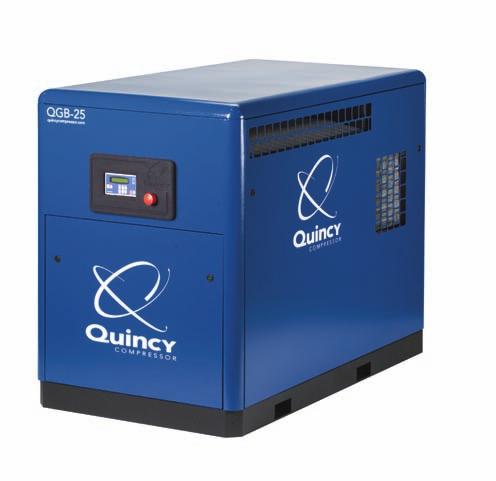 GLOBAL ROTARY COMPRESSORS THE SCIENCE OF COMPRESSED AIR The Quincy QGB is Globally Competitive Technology: Integrated Dryer Delivers Performance Generates Overall Energy Savings Delivers Unbeatable
