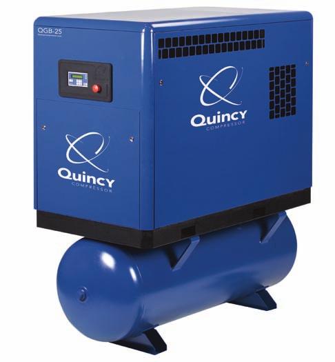 The Science of Compressed Air QUINCY QGB GLOBAL BELT DRIVE SERIES 20-60 HP 100-150 PSIG UNIVERSAL BENEFITS FROM QUINCY S GLOBAL SERIES The QGB s global features that will benefit your operation in