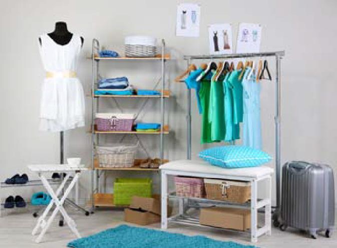 Bedroom Is your wardrobe full of clothes you no longer wear? De-clutter by learning to let go! Begin by sorting through your clothes and weeding out those items that are really just taking up space.