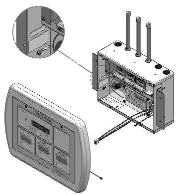 The model number/lot code label is located on the inside of the alarm back box (Figure 1).
