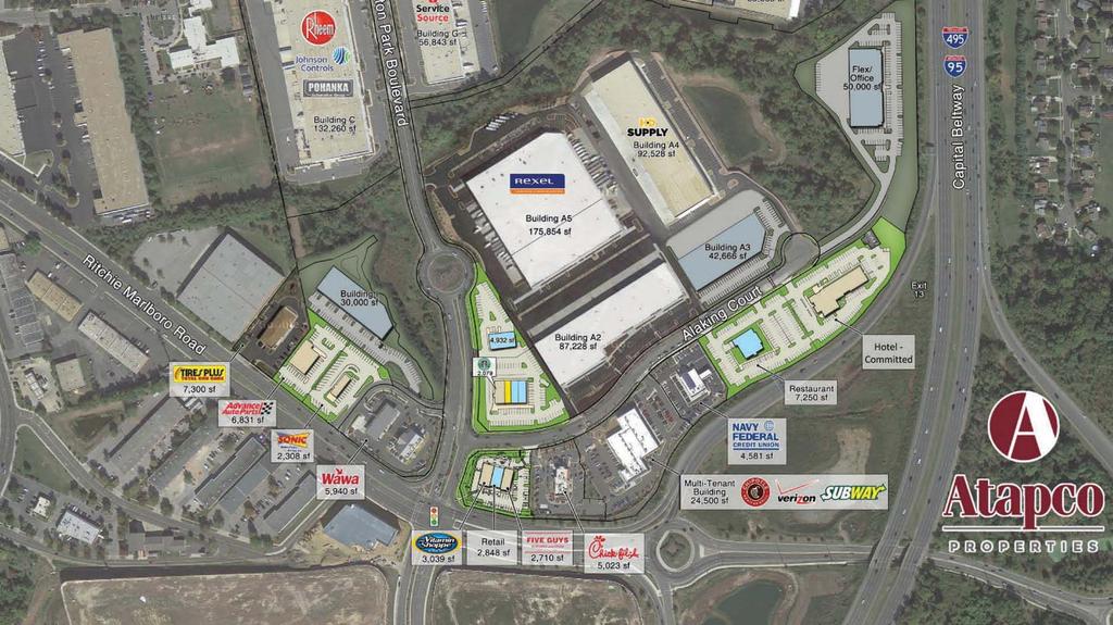 SITE PLAN Steeplechase International Capitol Heights, Maryland 20743 100 spaces 21,853 AADT Parcel 66 0. ac.