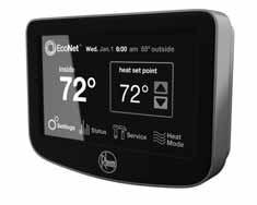 Features & Benefits Accessories EcoNet Control Center The EcoNet Control Center serves as the hub of communication for a home s Heating, Cooling and Water Heating systems, and is required to operate