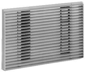 RAG13 Stamped Aluminum Exterior Grille J Series Used to replace exterior grille on old J wall case to maximize efficiency and capacity of new chassis.